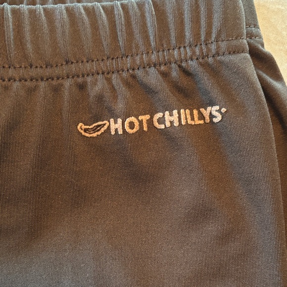 Unisex Hot Chillys Black Base Layer Leggings Size Medium - Picture 2 of 5